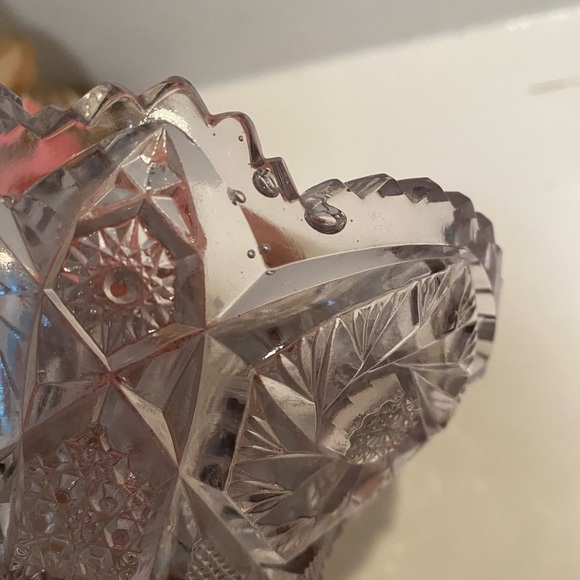 Antique American Cut Glass Bowl - Picture 8 of 10